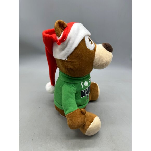 Fengtuo International Limited "Im On The Naughty List" Teddy Bear Santa Hat READ - Picture 4 of 9